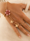 Mariposa | Gold-Tone hand chain