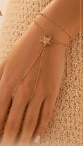 Solara | Gold-Tone hand chain
