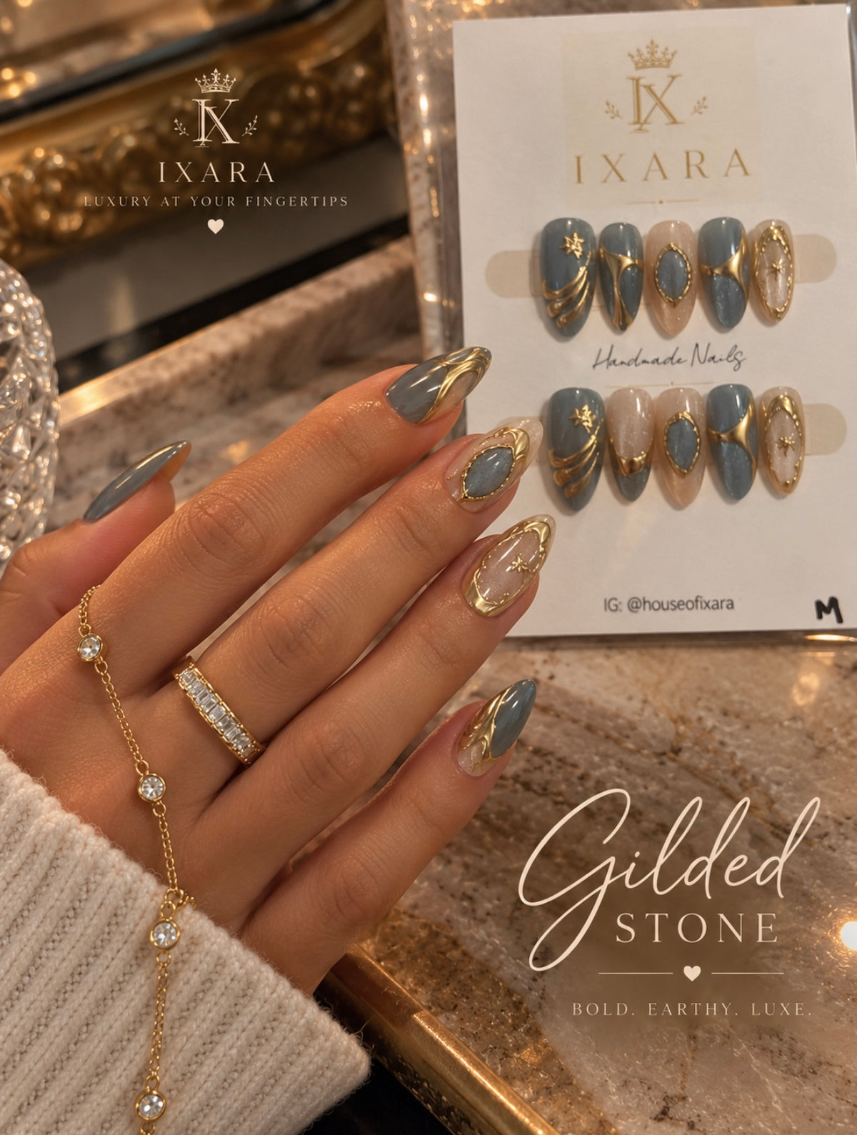 Gilded Stone