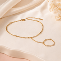 The Heiress | Gold-Tone Hand Chain