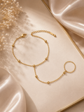The Muse | Gold-Tone Hand Chain