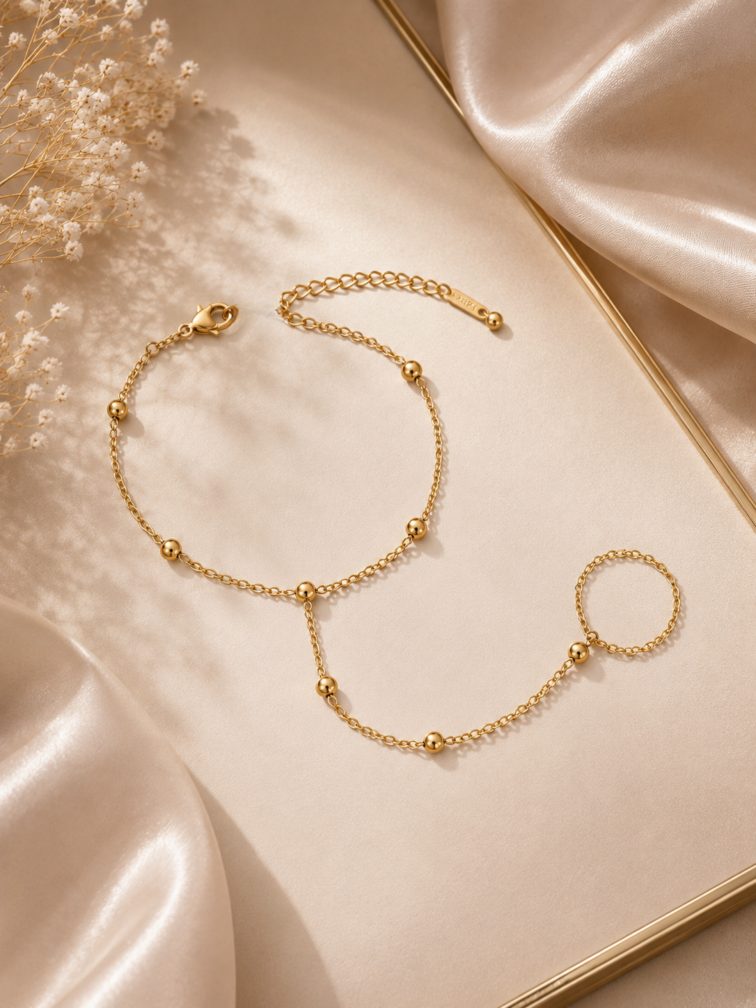 The Muse | Gold-Tone Hand Chain