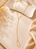 The Whisper | Gold-Tone Hand Chain